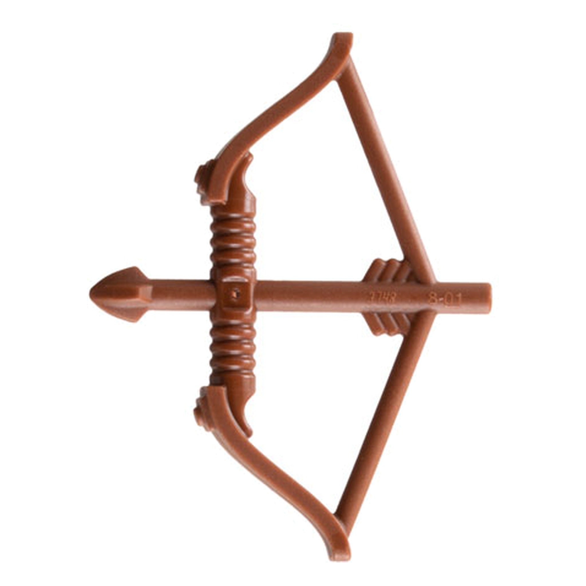 LEGO® Bogen mit eingelegtem Pfeil (rotbraun) 3748