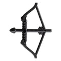 LEGO® Bogen mit eingelegtem Pfeil (schwarz) 3748