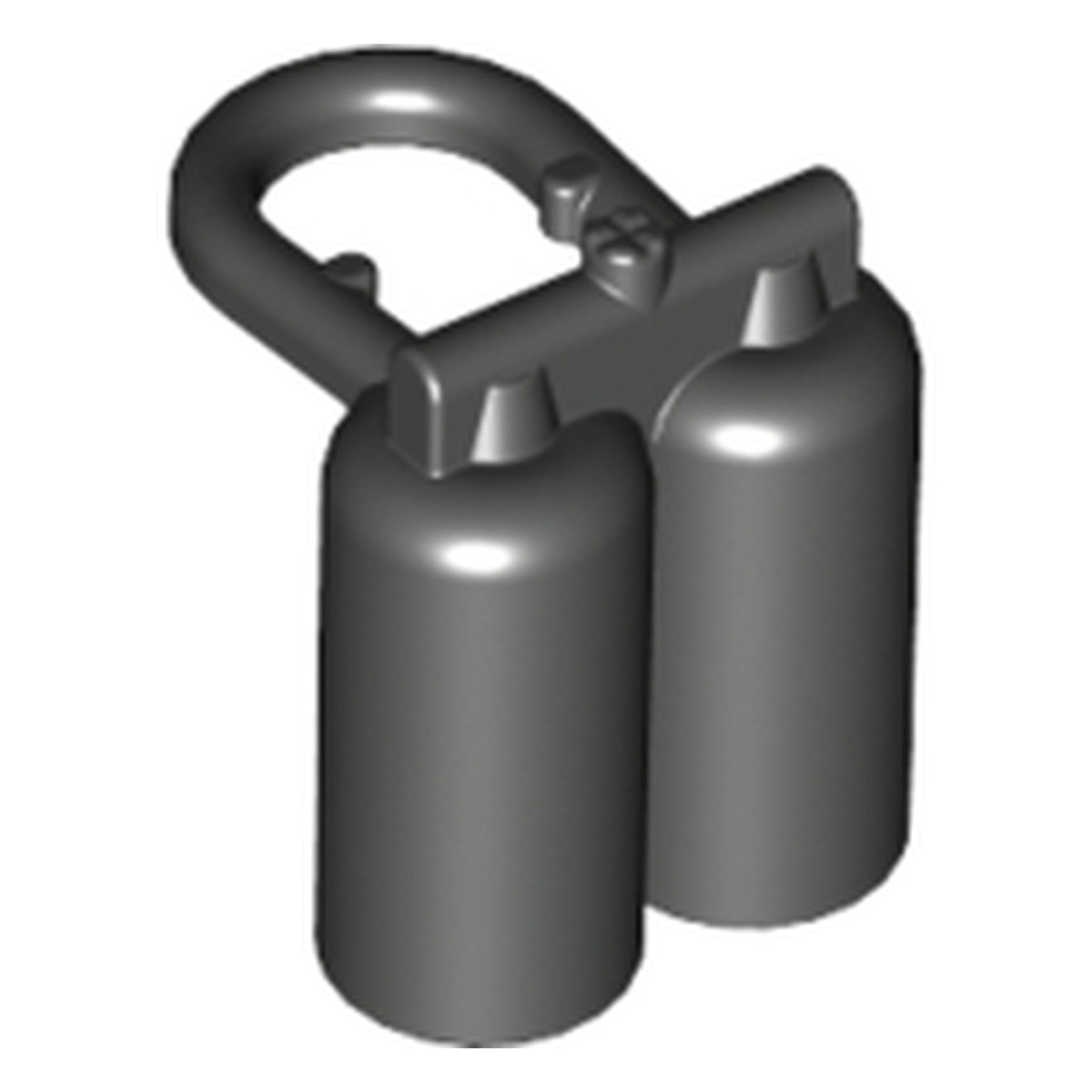 LEGO® Luftflaschen für Minifiguren (schwarz) 3838