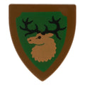 LEGO® Dreieckiger Schild, kurz (Forestman) 3846p48