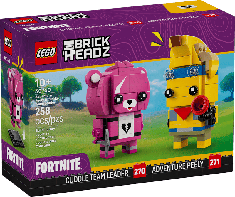 LEGO 40760 - BrickHeadz Fortnite Peely & Cuddle Team Leader