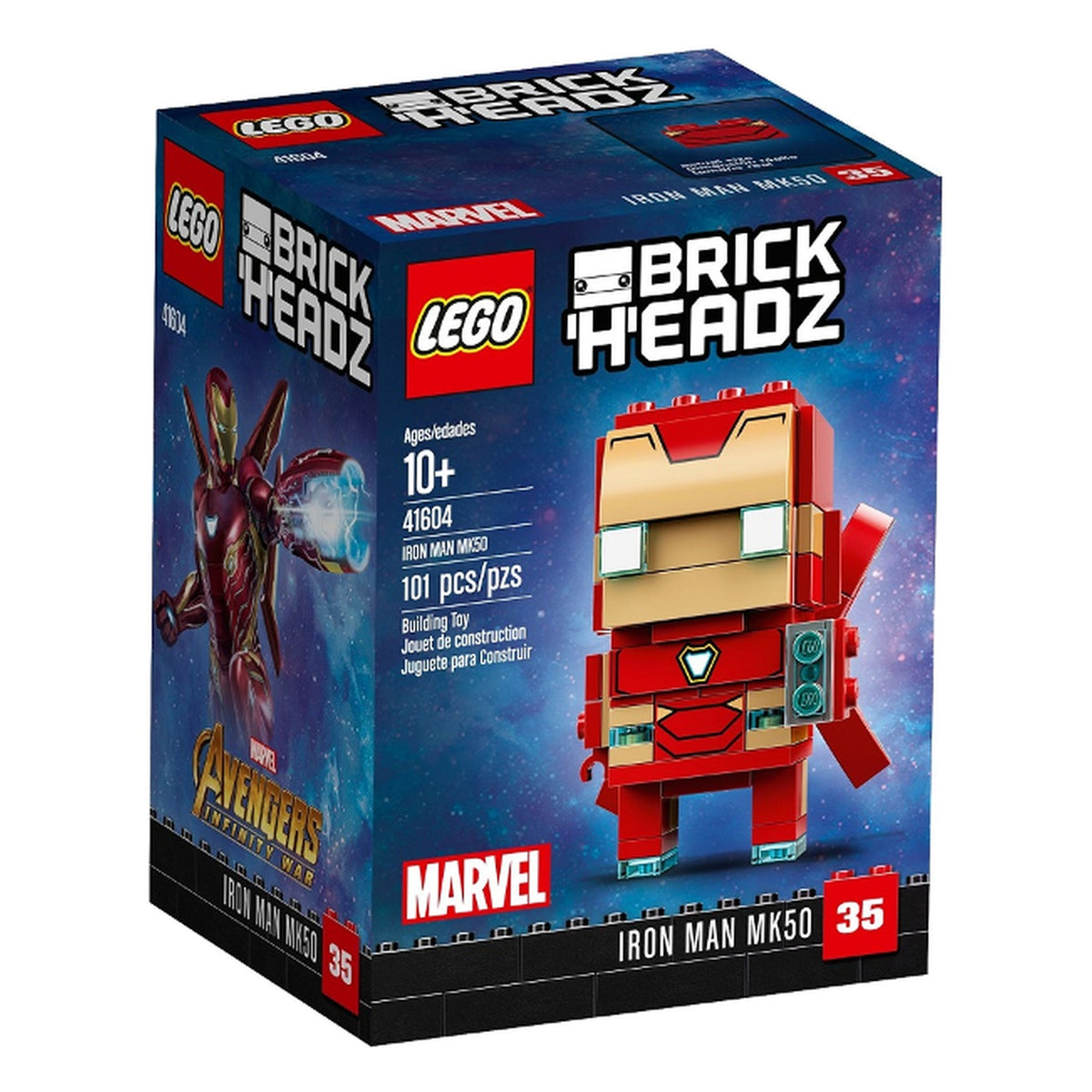 LEGO BrickHeadz 41604 - Iron Man MK50