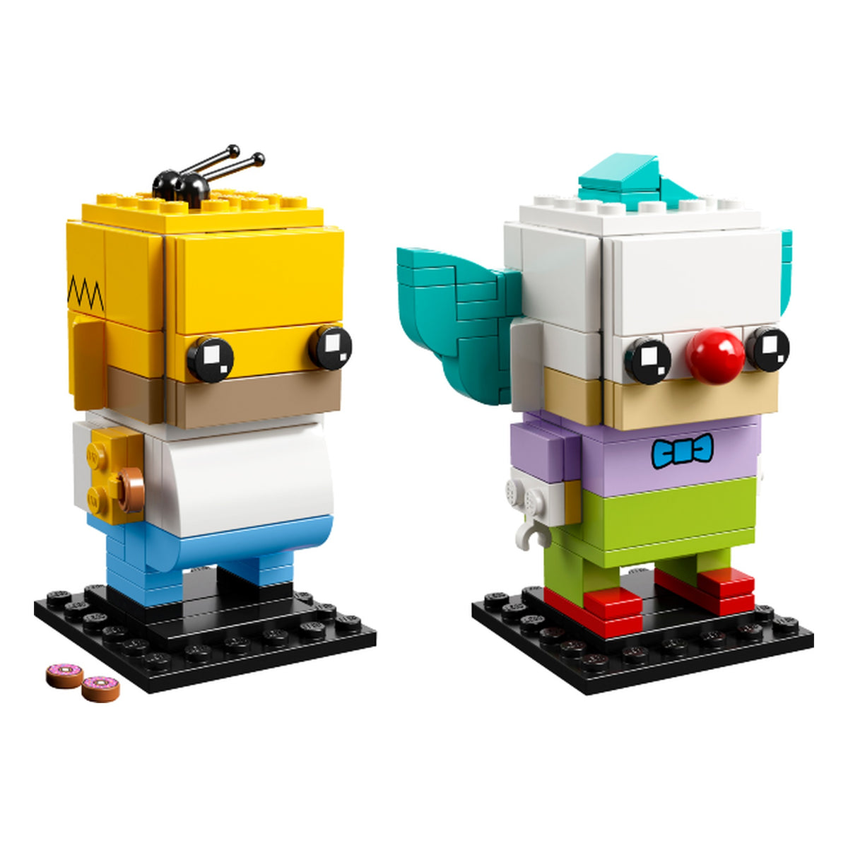 LEGO® BrickHeadz 41632 - Homer Simpson & Krusty the Clown – Occasion