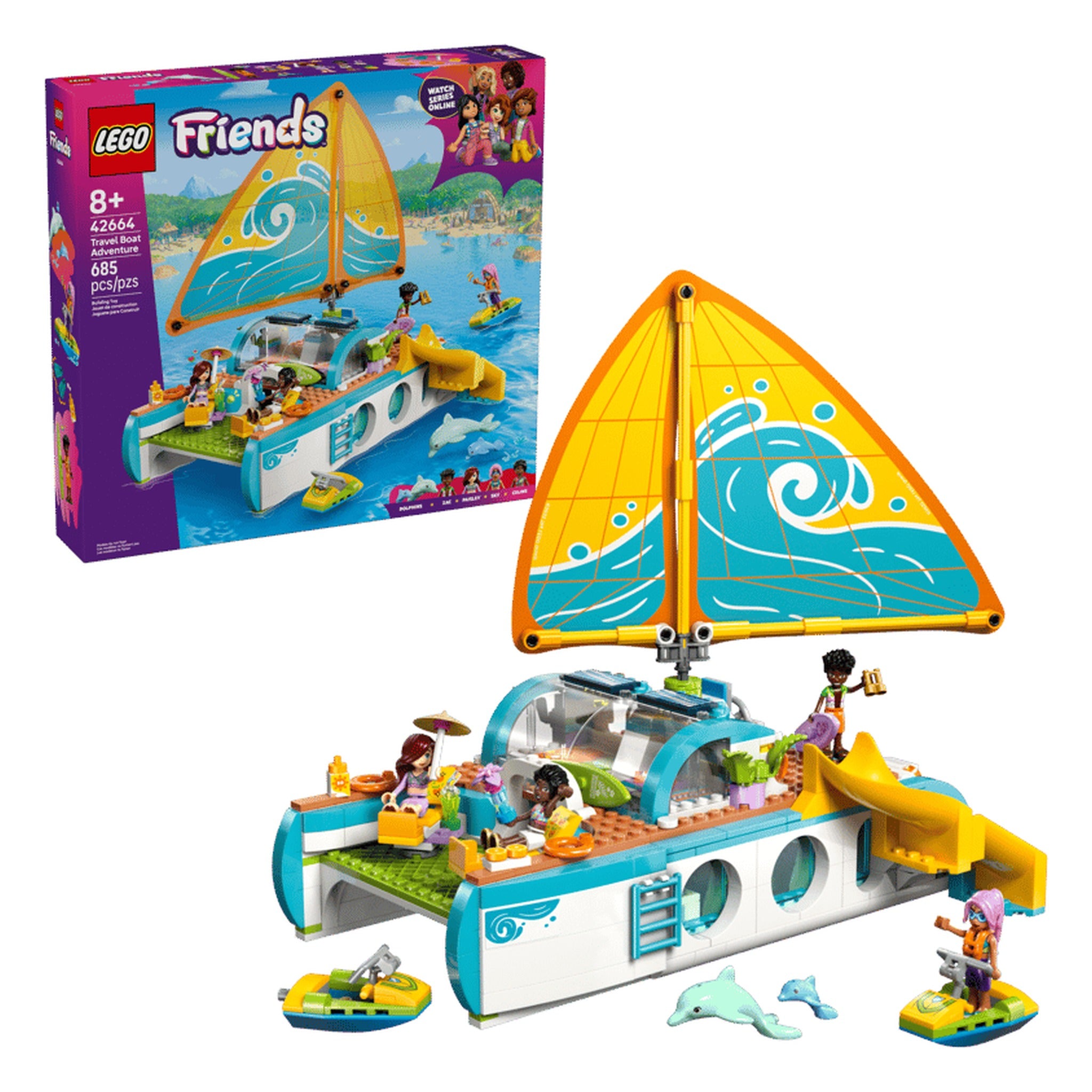 LEGO® Friends 42664 - Travel Boat Adventure