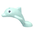 LEGO® Minifigur Baby-Delfin, springend (hellaqua) 49579pb01 – Gebr.