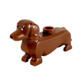 LEGO® Minifigur Dog, Dachshund (braun) 53075pb01 – Neu