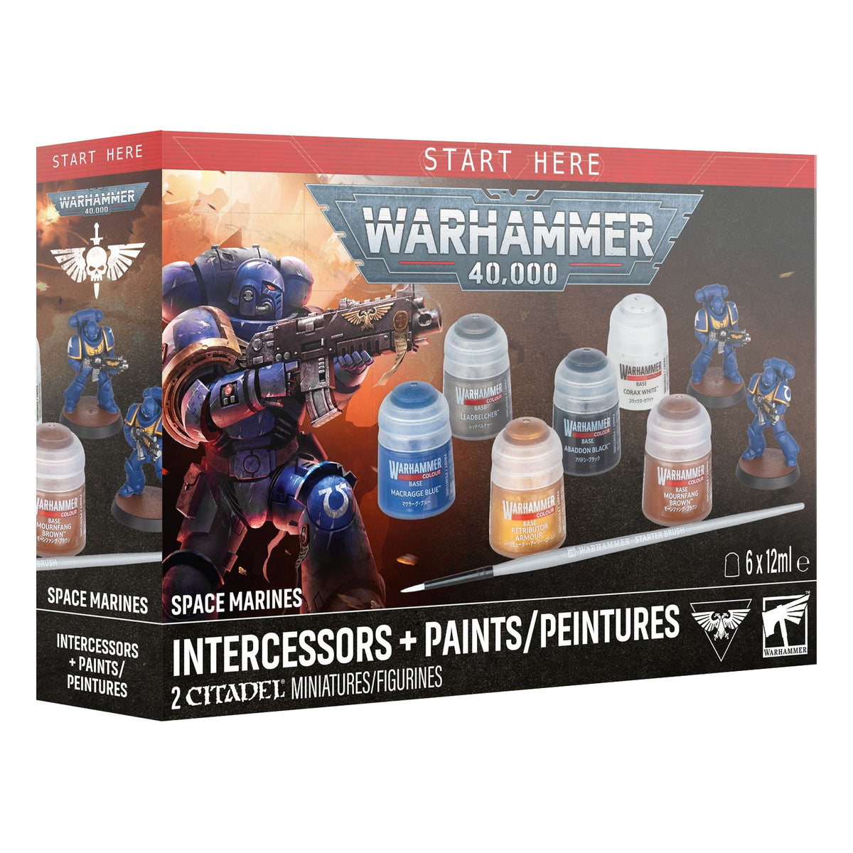 Warhammer 40,000 : Space Marines Intercessors + Peintures