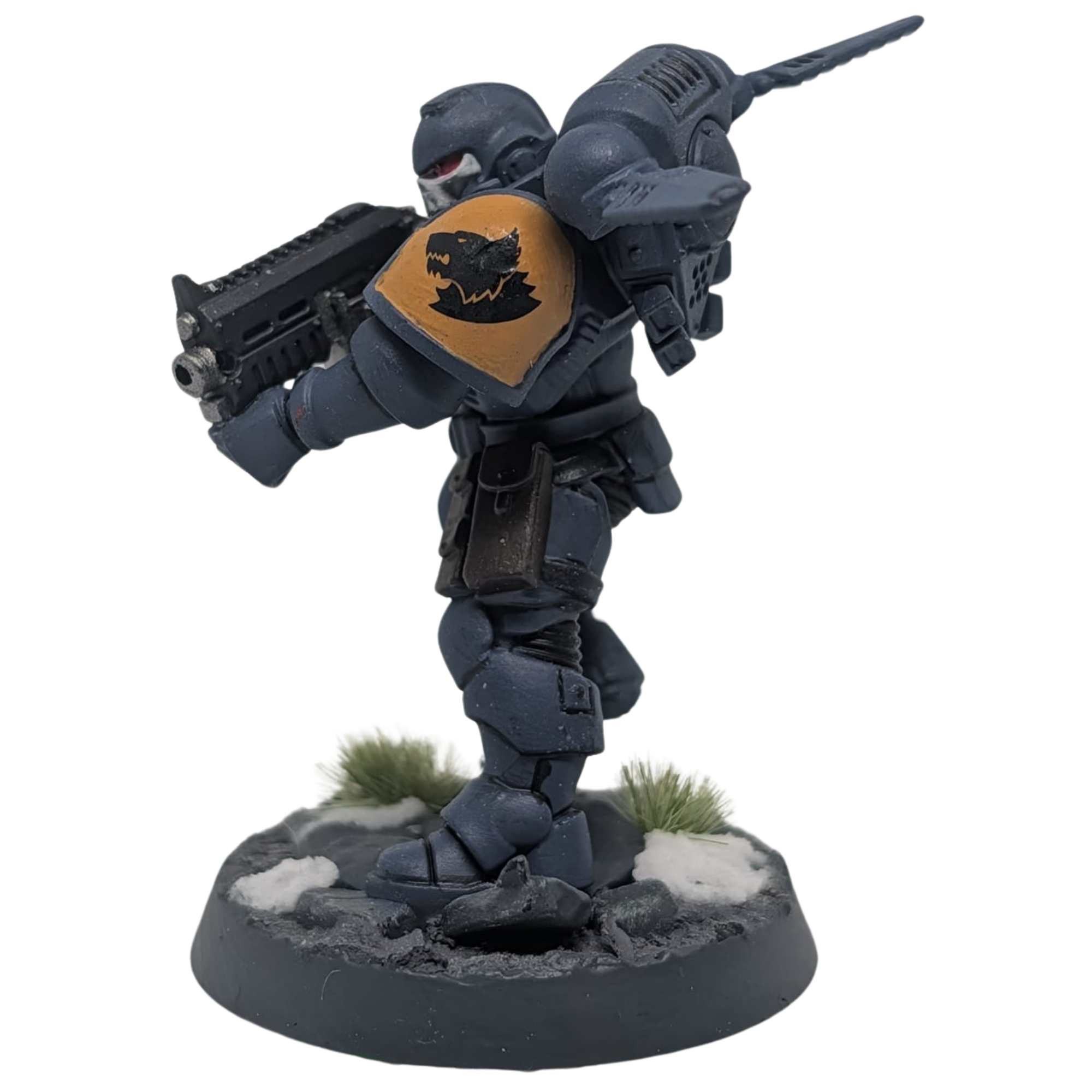 Warhammer Heroes – Space Wolves Space Marine (bemalt)