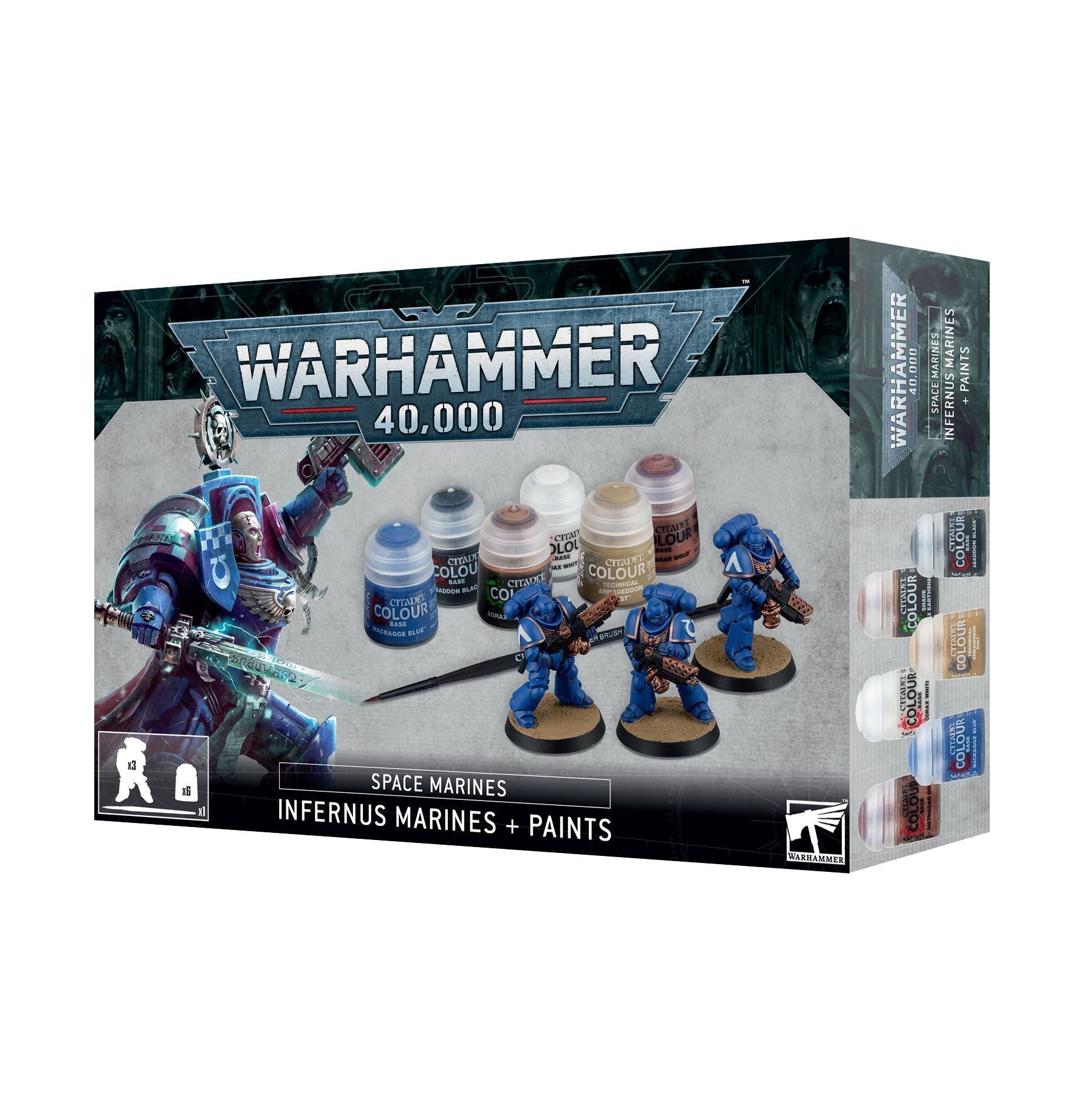 Warhammer 40,000: Space Marines – Infernus Marines + Paints