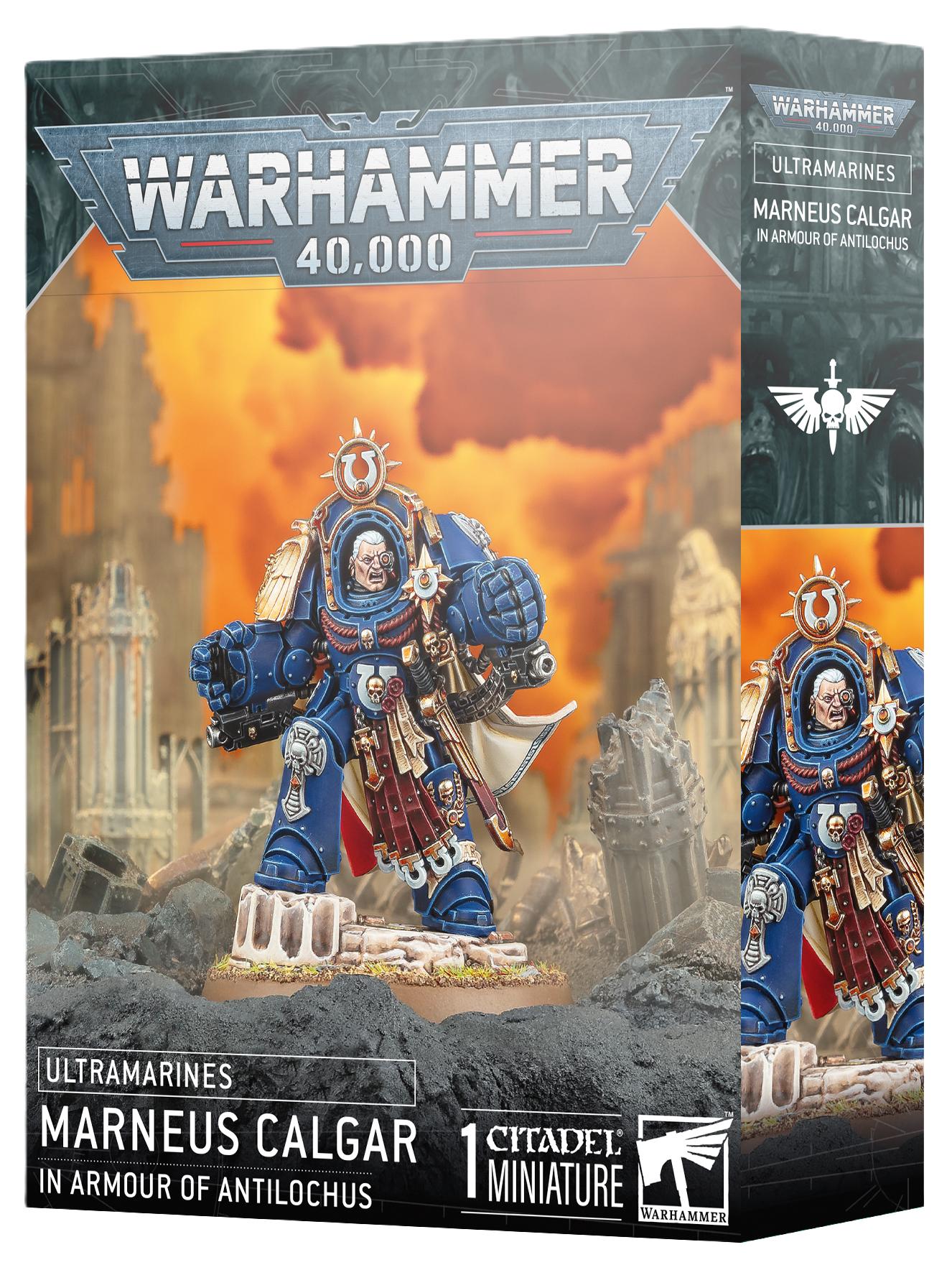 Warhammer 40,000: Ultramarines – Marneus Calgar in Armour of Antilochus