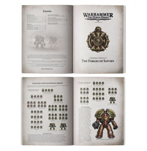 Horus Heresy: Journal Tactica: The Forges of Saturn (English)