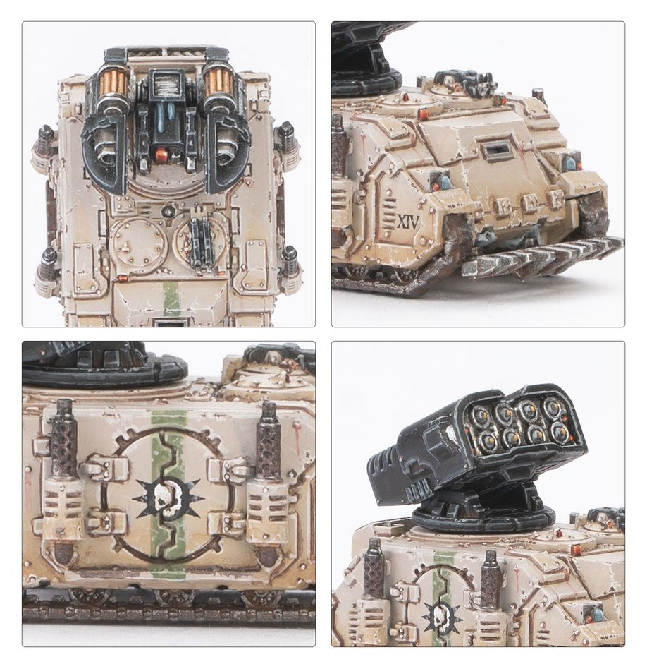 Horus Heresy: Legions Imperialis – Whirlwind and Scorpius Missile Tank Squadrons
