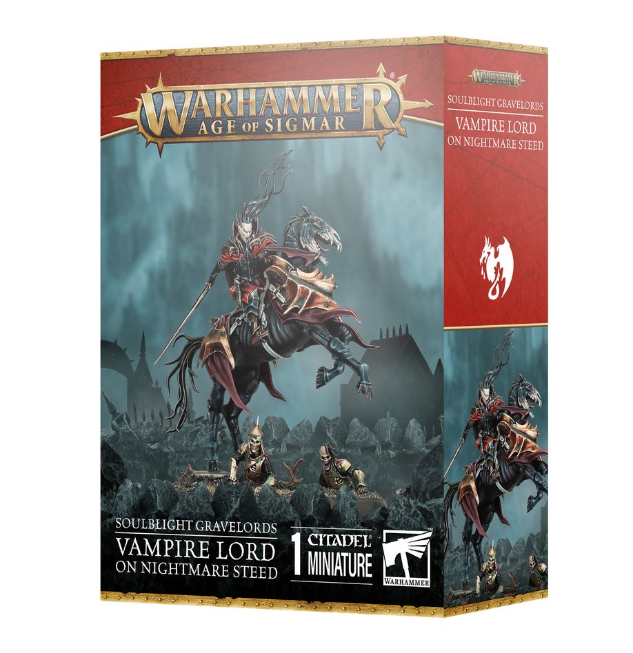 Age of Sigmar: Soulblight Gravelords – Vampire Lord on Nightmare Steed