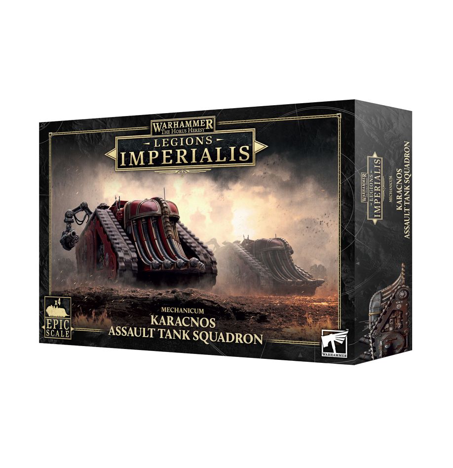 Horus Heresy: Legions Imperialis – Mechanicum Karacnos Assault Tank Squadron
