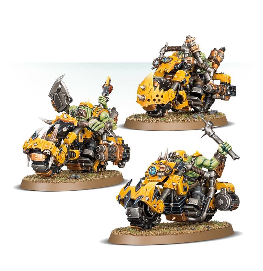 Warhammer 40,000: Orks – Ork Warbiker Mob