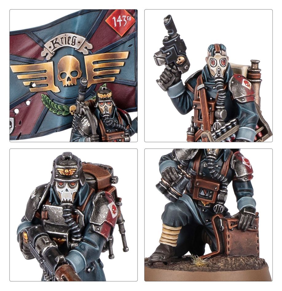 Warhammer 40,000: Astra Militarum – Krieg Command Squad