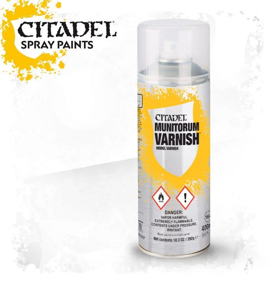 Warhammer Colour: Spray – Munitorum Varnish
