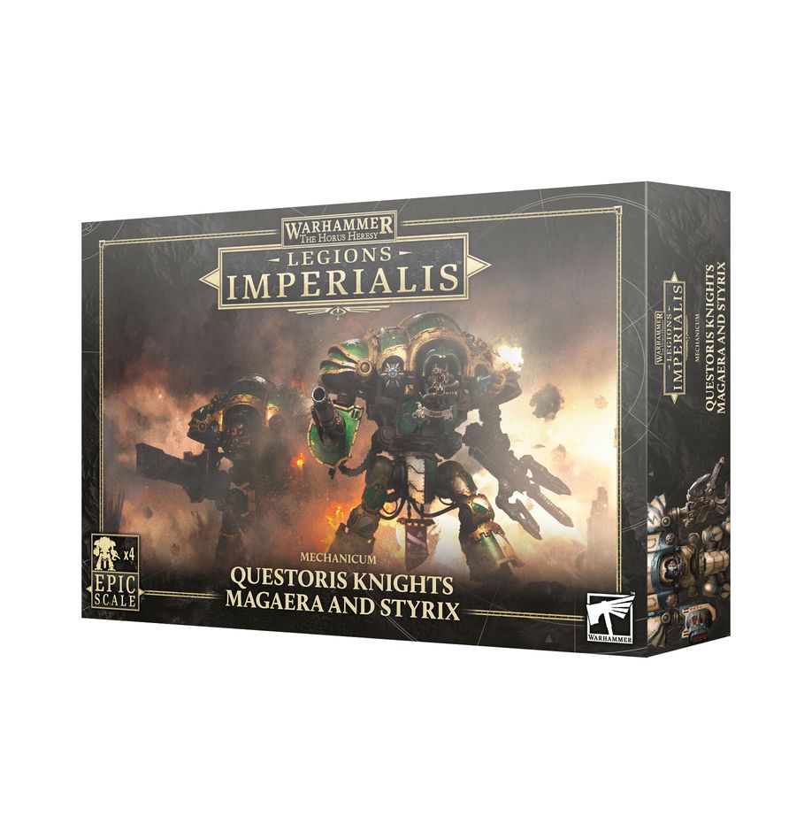 Horus Heresy: Legions Imperialis – Mechanicum Questoris Knights Magaera and Styrix