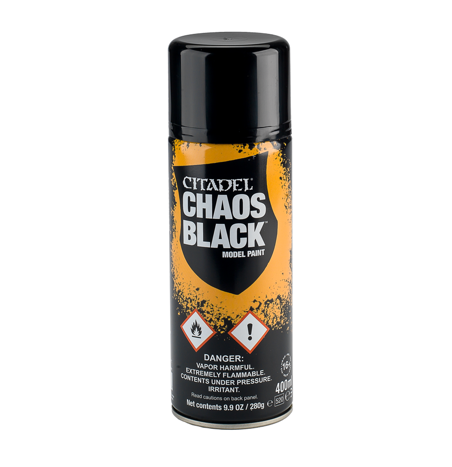 Warhammer Colour: Spray – Chaos Black