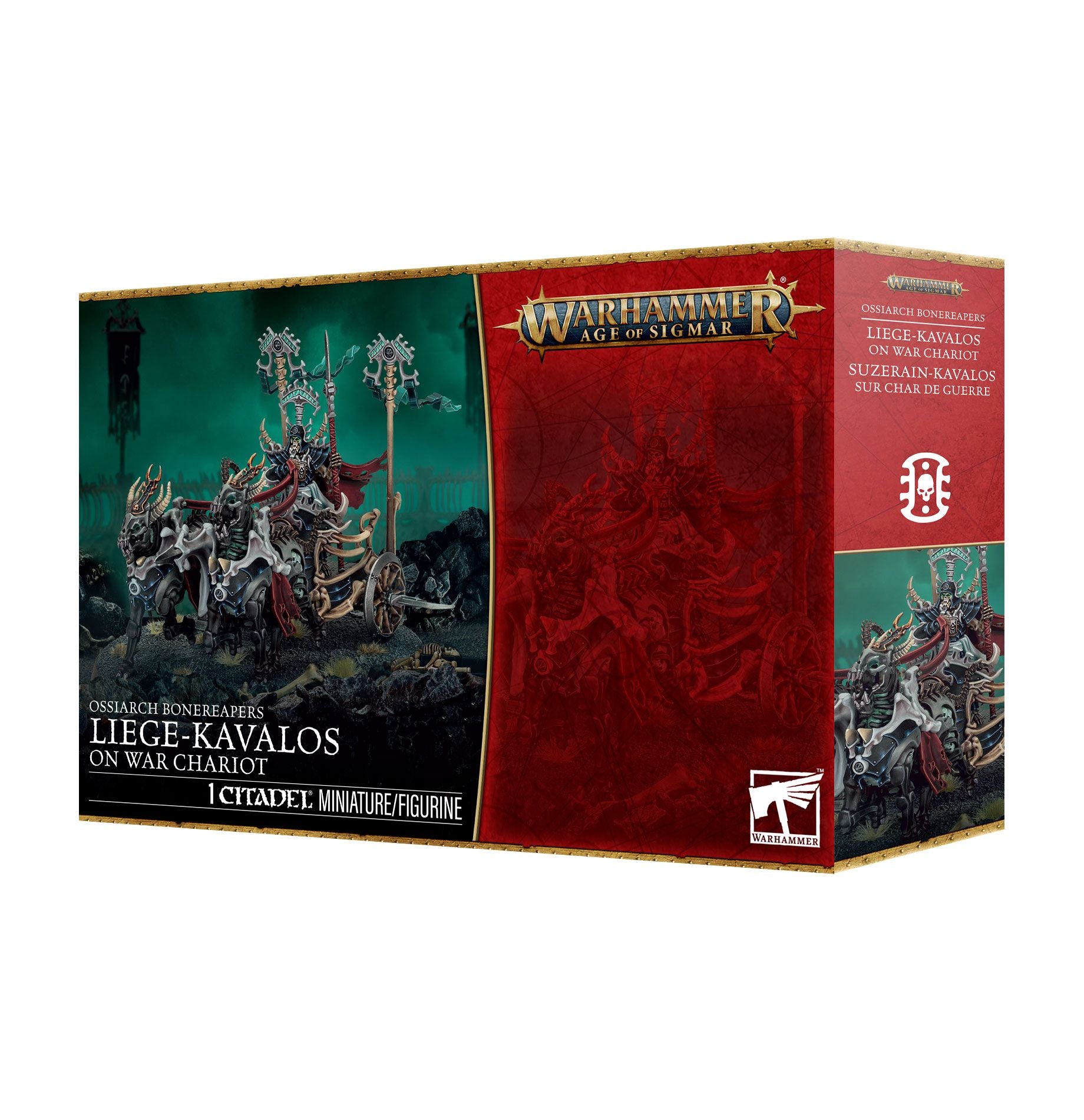 Age of Sigmar: Ossiarch Bonereapers – Liege-Kavalos on War Chariot