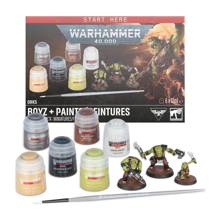 Warhammer 40,000: Orks + Paints