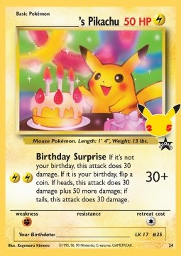 ____'s Pikachu – Celebrations (CEL WP 24) [DE]