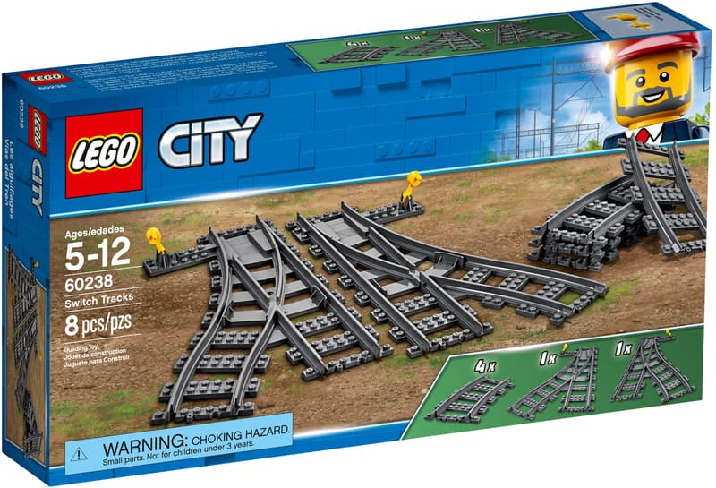LEGO City 60238 - Aiguillages