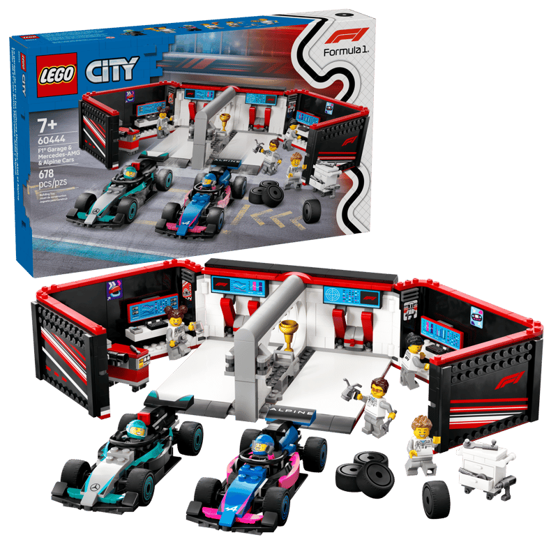 LEGO City 60444 - F1 Garage