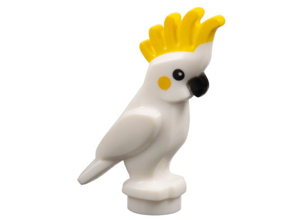 LEGO® Minifigur Kakadu mit gelber Haube und gelben Wangen 6333pb01