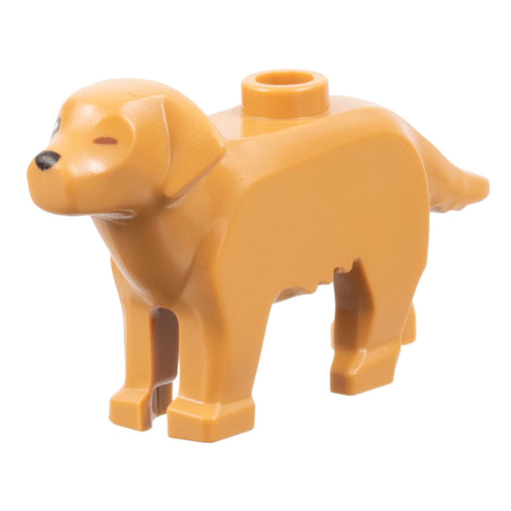 LEGO® Minifigur Hund, Labrador (mittleres Nougat) 69962pb02 – Neu