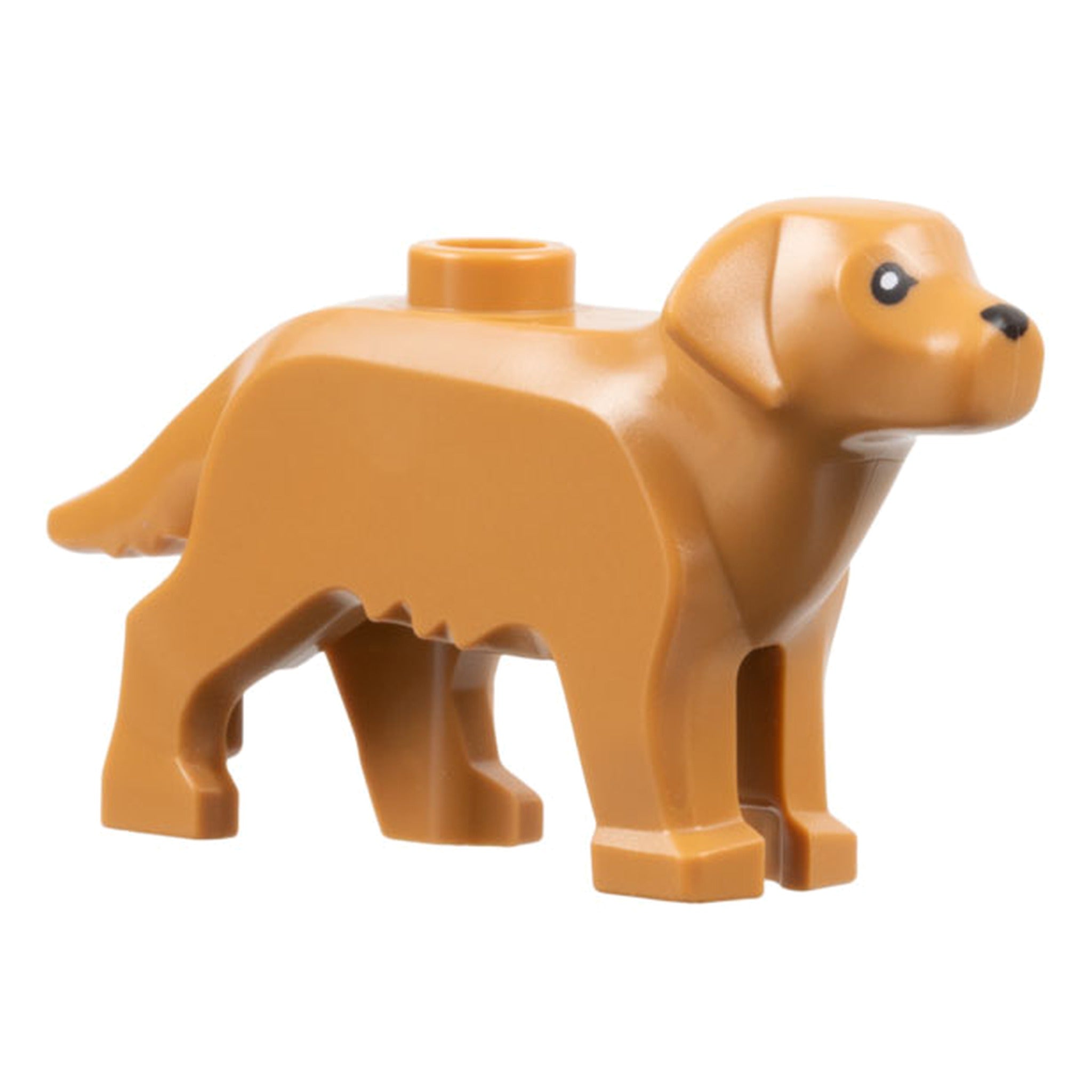 LEGO® Minifigur Hund, Labrador (mittleres Nougat) 69962pb02 – Neu