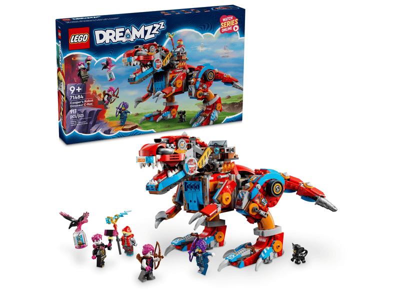 LEGO DREAMZzz 71484 - Le Robot Dinosaure C-Rex de Cooper