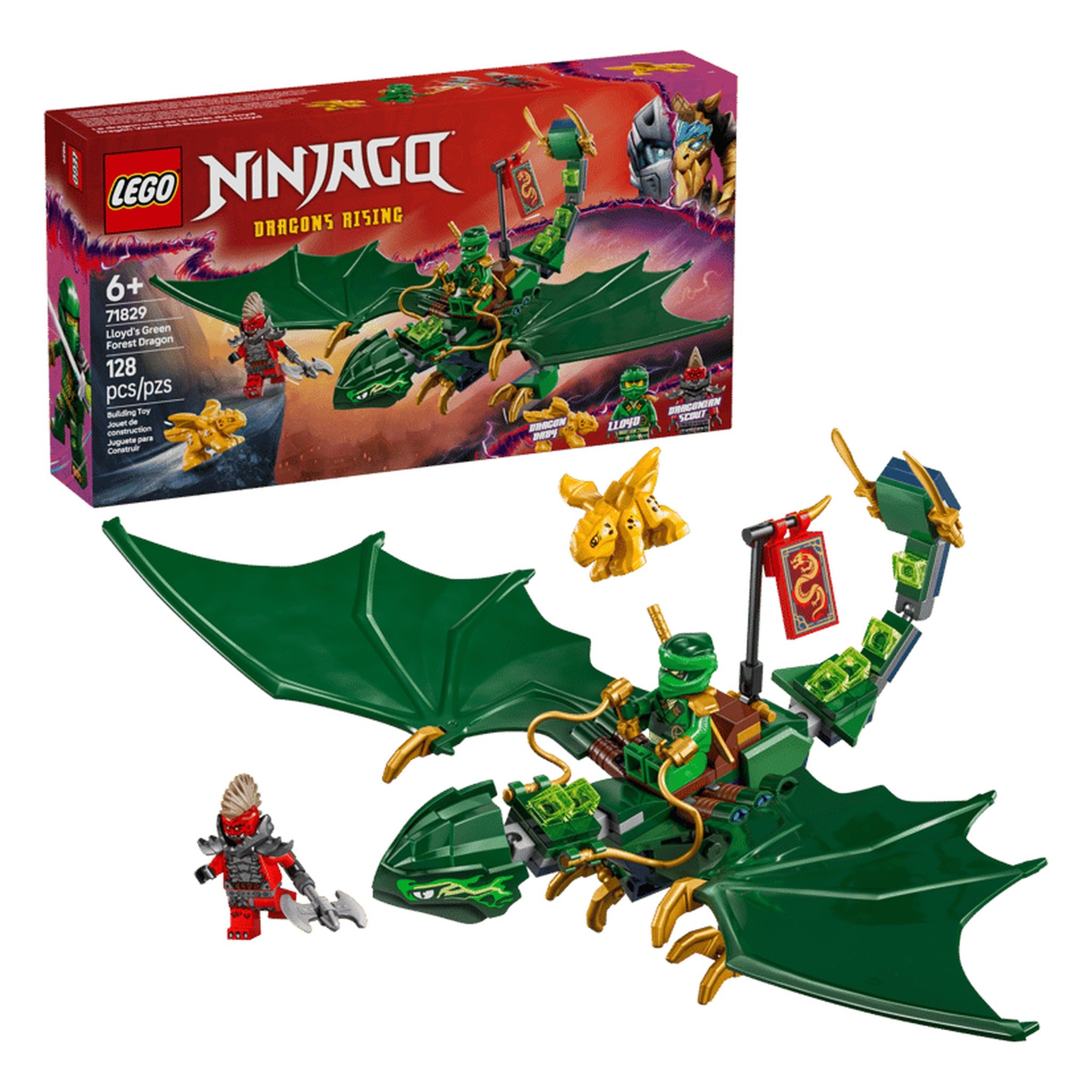 LEGO® Ninjago 71829 - Lloyd's Green Forest Dragon