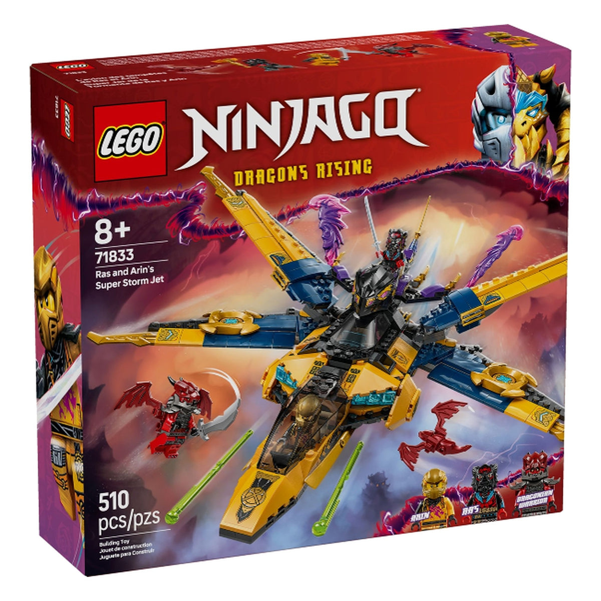 LEGO® Ninjago 71833 - Ras and Arin's Super Storm Jet
