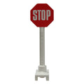 LEGO® Road Sign Octagon with Stop Sign Pattern 739p01