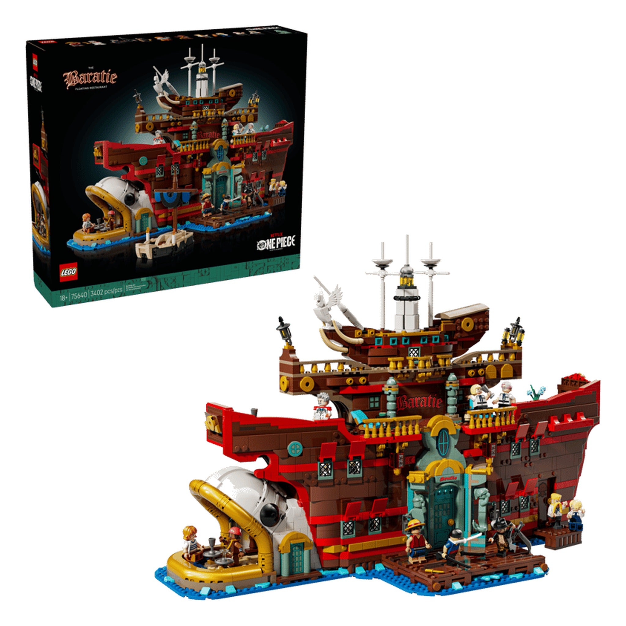 LEGO® One Piece 75640 - The Baratie Floating Restaurant