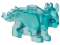 LEGO® Minifigur Fuchs, Schatzkreatur mit dunkelblauer Nase, silbernen Iriden und Flecken 7581pb01