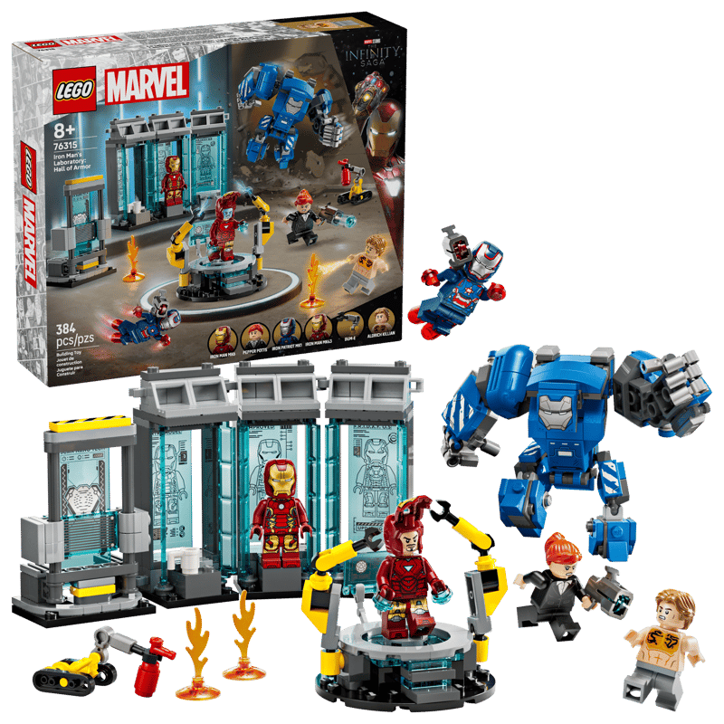 LEGO Marvel 76315 - Iron Man's Laboratory: Hall of Armor