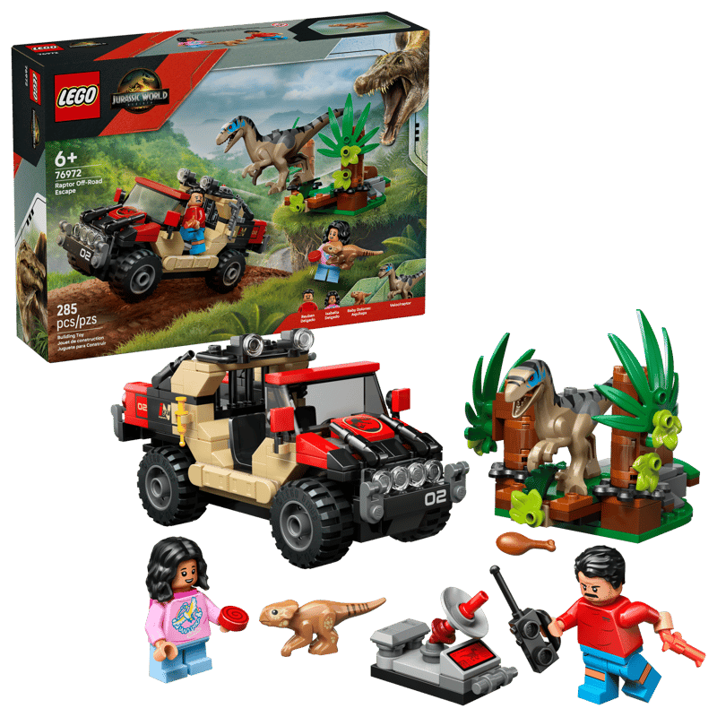 LEGO Jurassic World 76972 - Raptor Off-road Escape