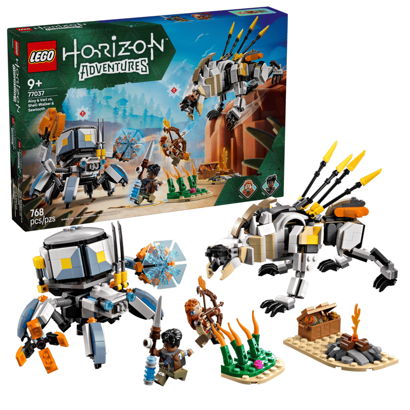 LEGO Horizon 77037 – Alliage et Varl contre le Marcheur-Coquille