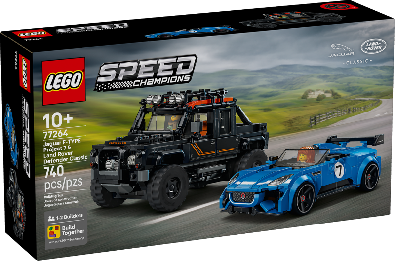 LEGO® Speed Champions 77264 - Jaguar Project 7 & Land Rover Defender