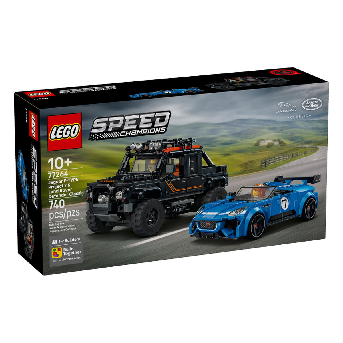 LEGO® Speed Champions 77264 - Jaguar Project 7 & Land Rover Defender