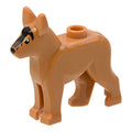 LEGO® Minifigur Hund, Schäferhund (mit Blesse) 92586pb01 – Neu