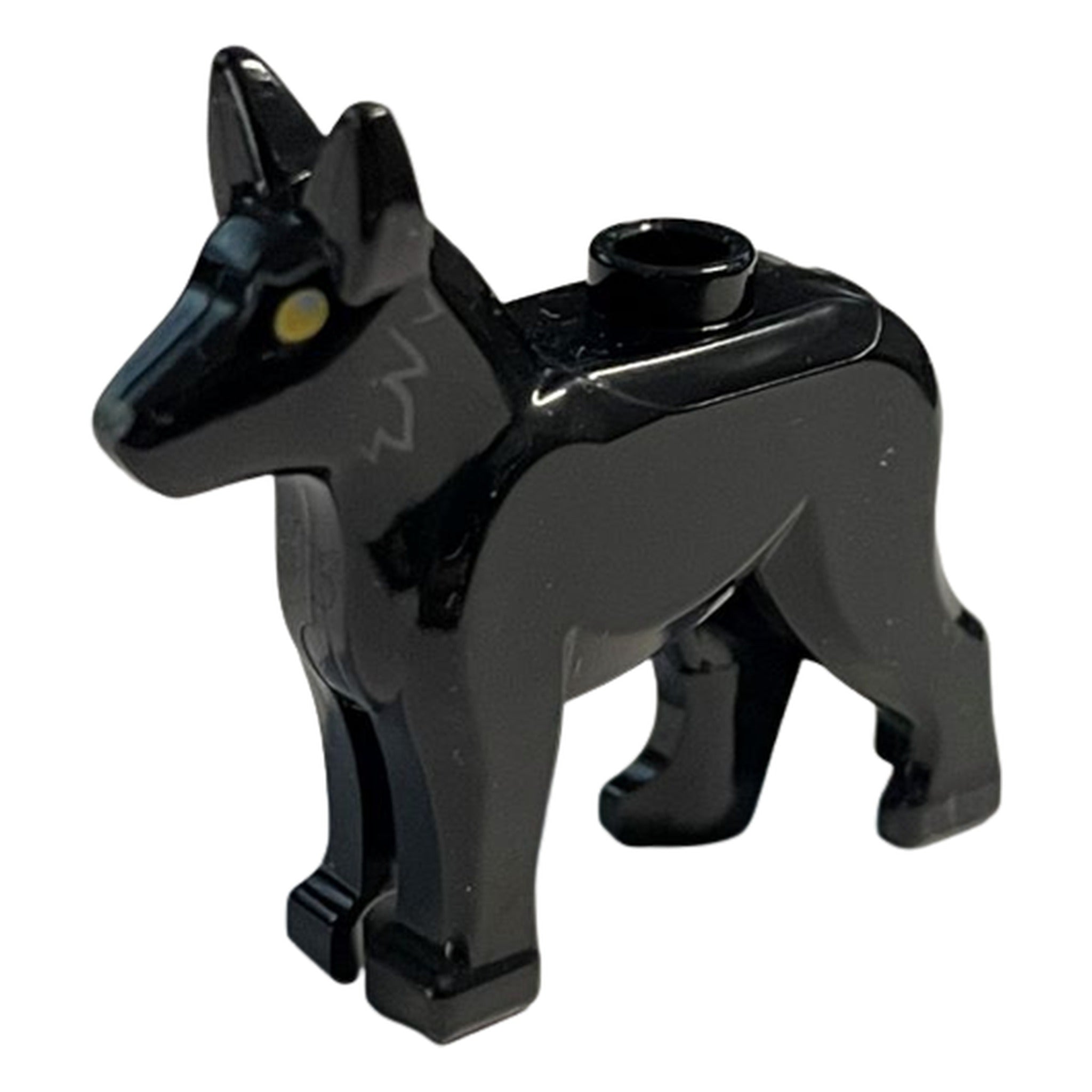 LEGO® Minifigur Hund, Schäferhund (schwarz) 92586pb06 – Neu
