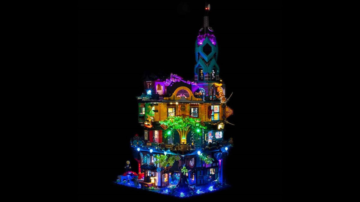 Light My Bricks Ninjago City Gardens 71741 Lighting Kit