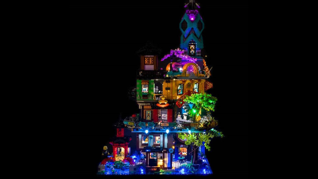 Light My Bricks Ninjago City Gardens 71741 Lighting Kit