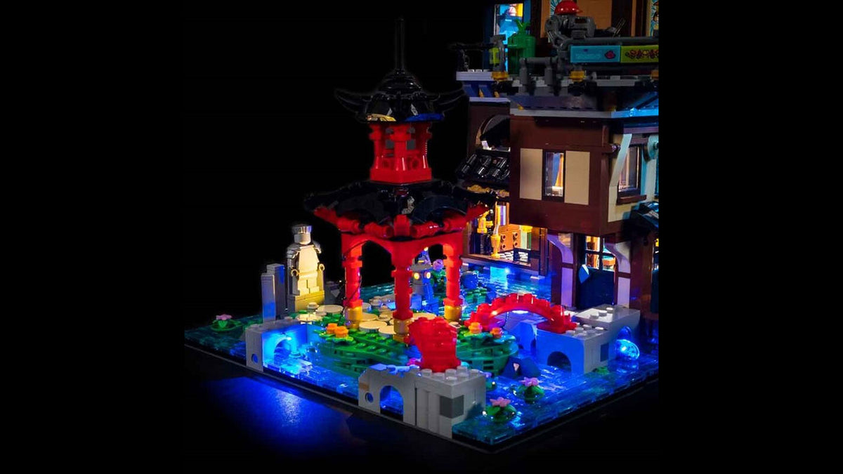 Light My Bricks Ninjago City Gardens 71741 Lighting Kit