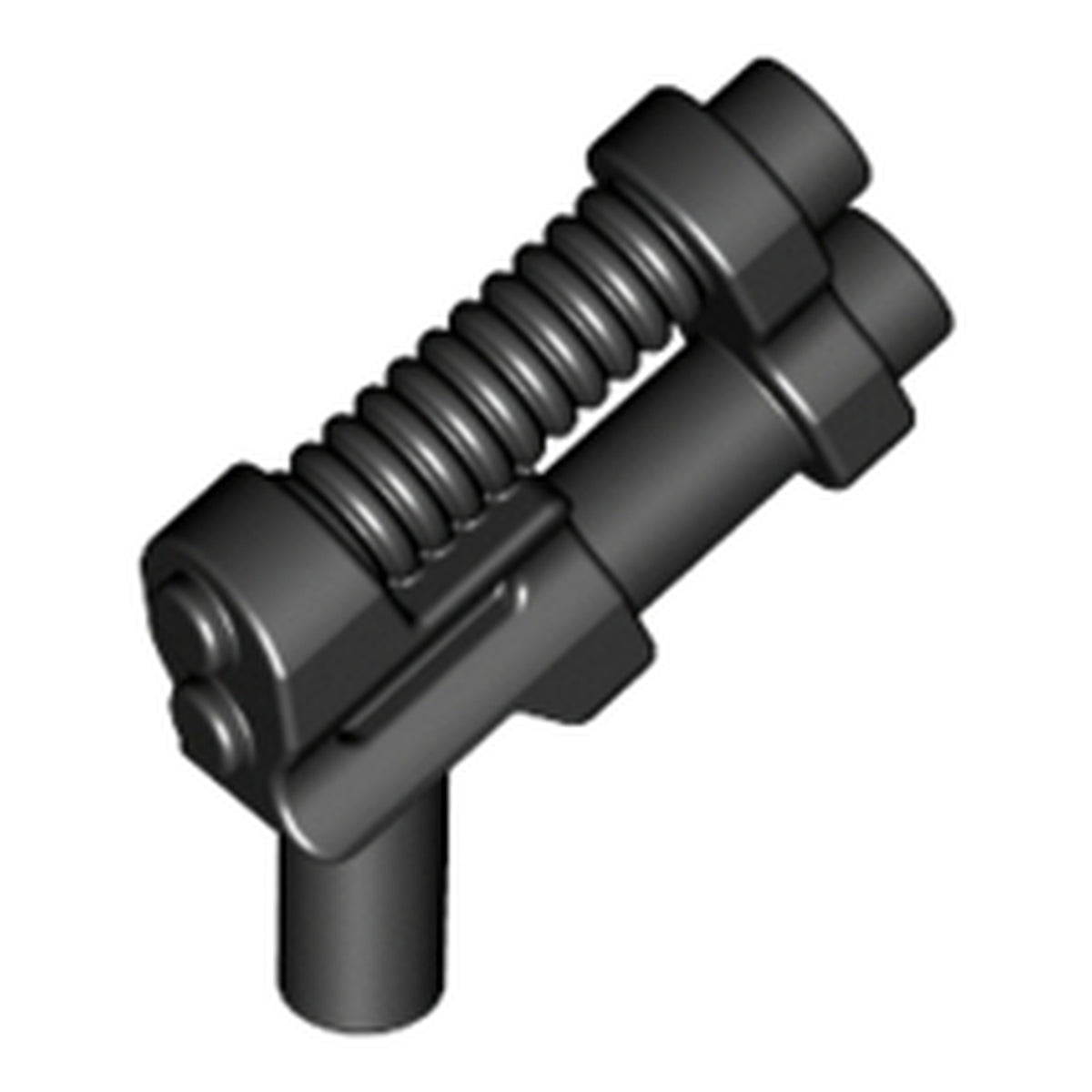 LEGO® Minifigure, Weapon Gun, Two Barrel Pistol - 10-Rib Top Barrel (schwarz) 95199