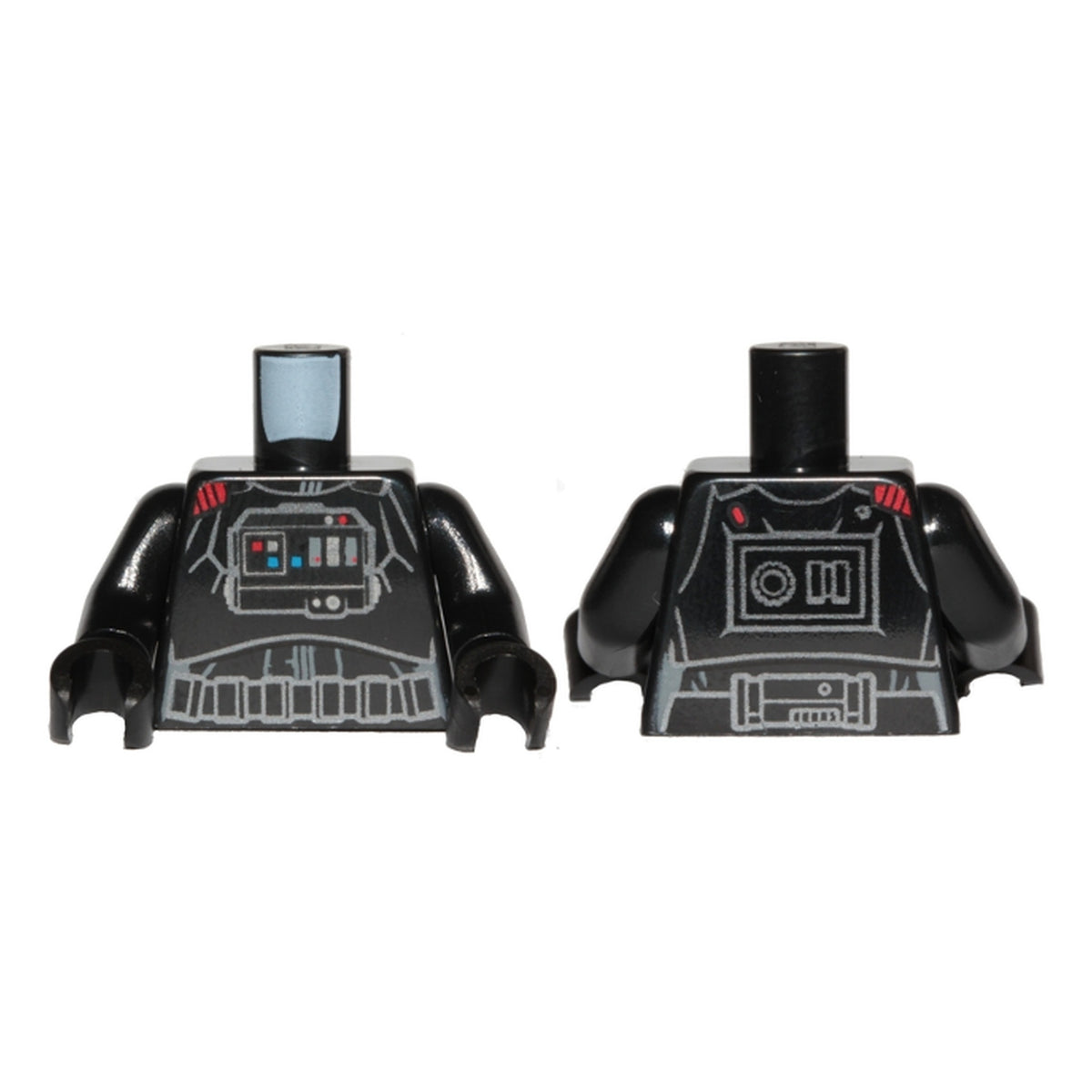 LEGO® Torso SW Armor, Front Panel, Red Commander Insignia on Right Shoulder Pattern (Iden Versio… (schwarz) 973pb3406c01