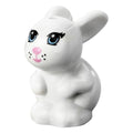 LEGO® Minifigur Hase, sitzend (weiss) 98387pb01 – Neu